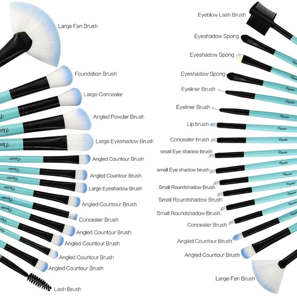 32pcs Makeup Professional Brush Set Eyeshadow Foundation Brushes - Picture 6 of 6